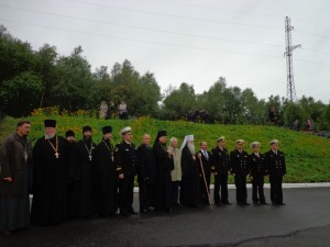 Командование флота и духовенство митрополии