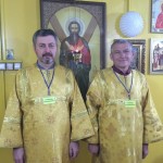 На дежурстве в храме Олег Васильевич и Петр Анатольевич
