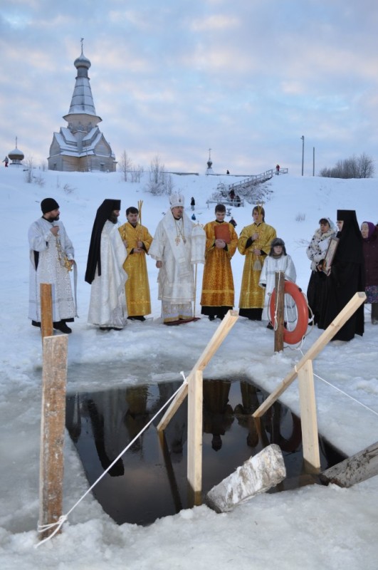 Епископ Митрофан (Баданин), Крещение Господне, с. Варзуга.